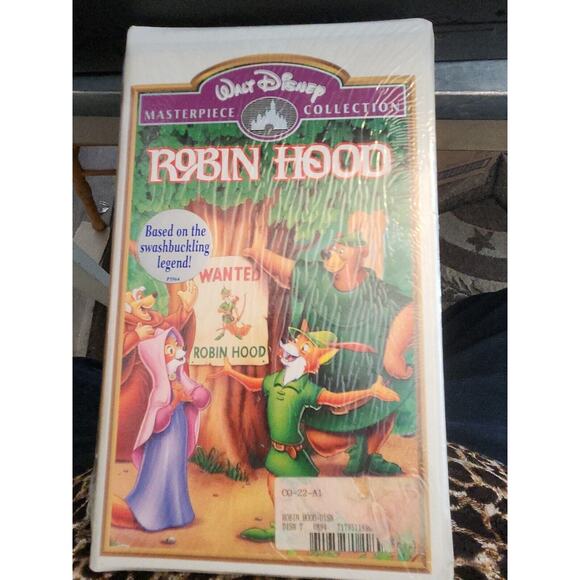 Robin Hood Walt Disney Masterpiece Collection Clamshell VHS Sealed Brand New - Picture 1 of 2